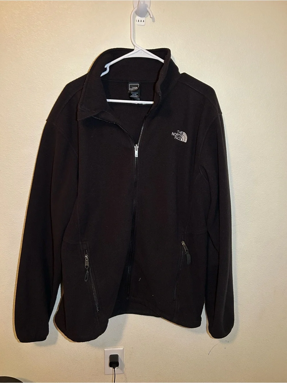 The North Face Black Zip-Up Fleece Jacket